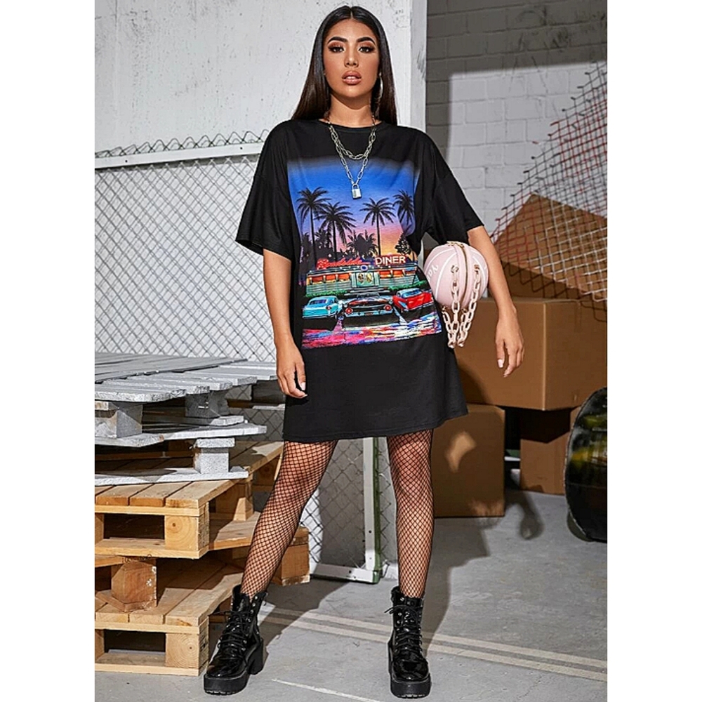 oversized westcoast diner shirt